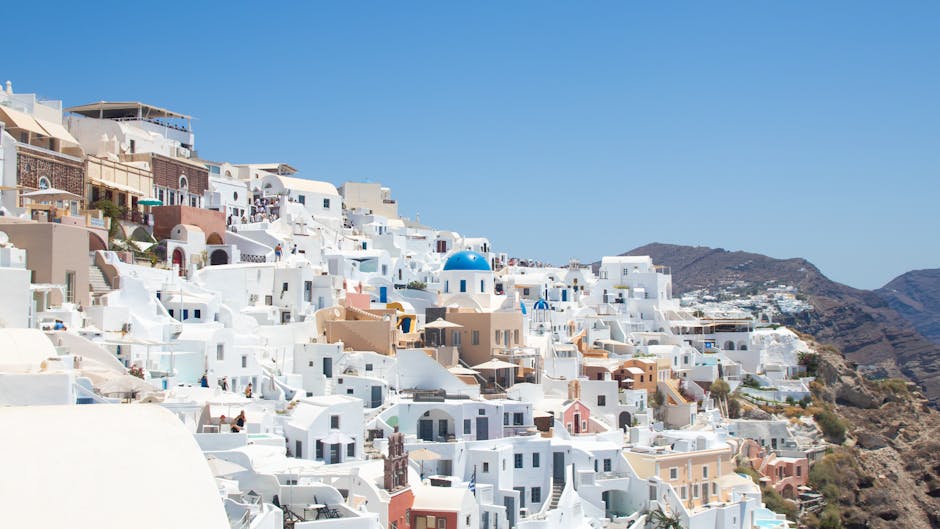 Santorini bijele kuće